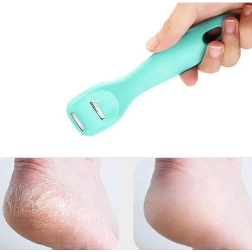1pc Pedicure Tools Beauty Heel Cuticle Scraper Cutter Blades Manicure Exfoliating Tool Foot Razor Care Exfoliating Peeling M0D3