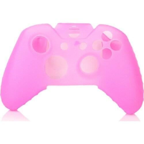2 pcs pink durable Silicone Gamepad Protective Cover Skin Case For Microsoft XBOX ONE