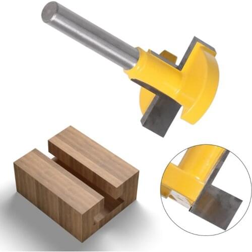 6mm Shank T-Slot T-Track Slotting Router Bit for Woodworking Chisel Cutter Tool