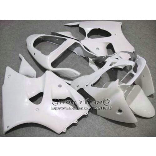ABS full Fairing kit fit for Kawasaki Injection ZX-6R 2000-2002 all white bodywork fairings Ninja 636 ZX 6R 00 01 02 YQ23