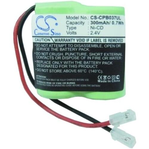 Cameron Sino 300mAh battery for UNIVERSAL 2/3AA x 2 Cordless Phone Battery