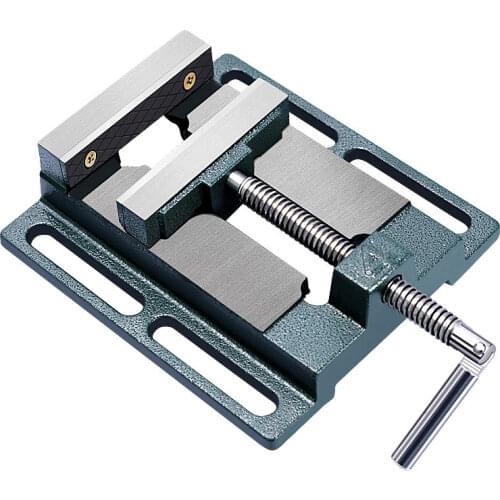 3 Inch Cast Iron American Vise Flat-Nose Pliers Bench Clamp Fixed Bench Vice Precision Drilling Jig Maximum 80MM