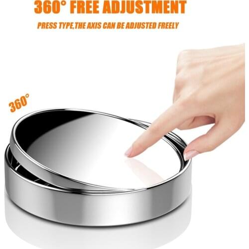 Car HD Rear View Mirror Wide Angle Round Convex Mirror For Ford Focus 2 1 Fiesta Mondeo Kia Sportage Rio K2 K3 K5