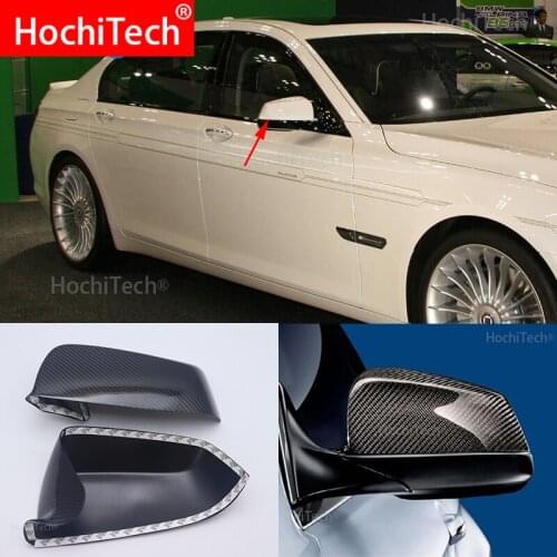For BMW 7 Series F04 ActiveHybrid 2009-2011 True carbon fiber side mirror housing mirror cover rearview mirror Accessories