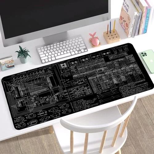 Mairuige Oversized Mouse Pad 80x40cm Pad To Mouse Laptop Mouse Pad Gaming Mouse Pad Game Player Electrician Design Drawing CSGO