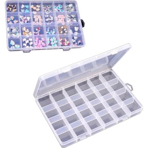 Storage Case Made by Plastic Durable and Strong Not Easy to Break Store Jewelry Beads Earring Make Room Tidy Save Space