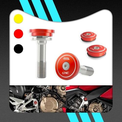 For Ducati Panigale V4 Streetfighter V4 2019 2020 2021 Motorcycle CNC Aluminum Frame Hole Caps Cover Fairing Guard