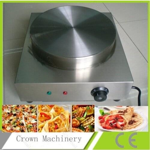 Stainless steel electric crepe pancake machine