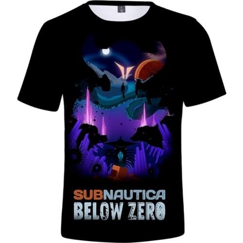 Subnautica Below Zero 3D Printed T-shirts Women/Men Fashion Summer Short Sleeve Tshirts Hot Sale Casual Streetwear Clothes