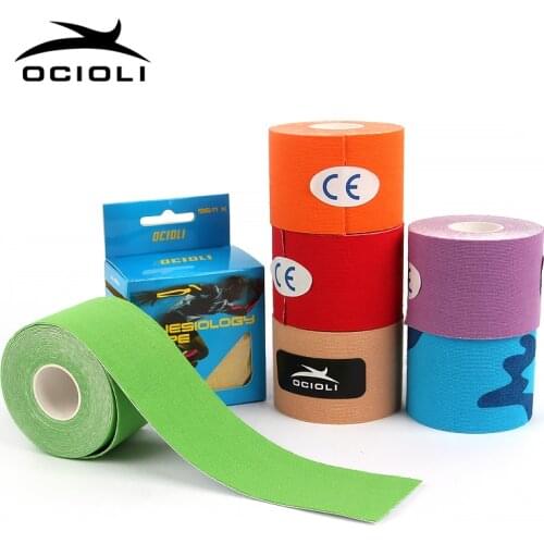 5cm X 5m Kinesiology Tape Roll Cotton Elastic Adhesive Muscle Bandage Strain Injury Support Neuromuscular Sport Kinesiotape
