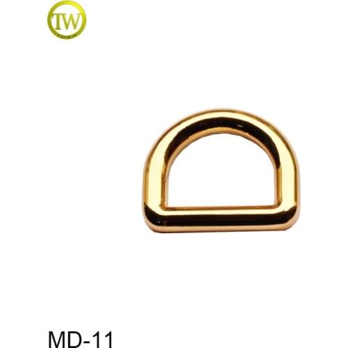 MD11 custom metal D ring buckle for bag accessories