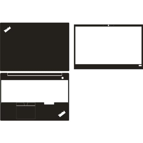 KH Laptop Sticker Skin Decal Carbon fiber Cover Protector for Lenovo Thinkpad E590 E595 15.6"