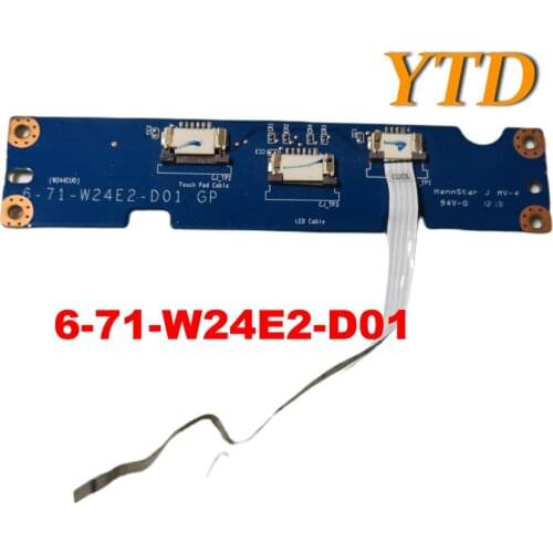 Original for Itautec Notebook W7535 Botã£O Touchpad 6-71-W24E2-D01 tested good free shipping