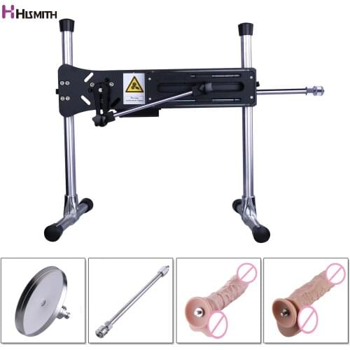 Hismith Premium sex machine KlicLok System 1.8m Wire-controlled 9" Huge Silicone Flesh 5cm Diameter Dildo masseger for women