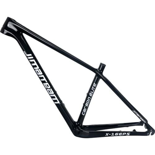2021 New JIMAITEAM Full Carbon Fiber Mountain Bike Frame Barrel Axle Quick Release Universal Bicycle Frame Black