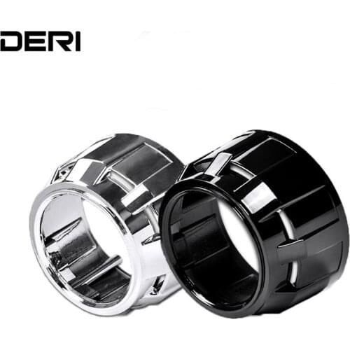 2.5 Inch Auto Bi Xenon HID Projector Lens Shell Shroud Mask Motor Automobile Headlight Retrofit Lenses Cover car accessories