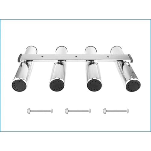 4 Tubes Link stainless steel 316 fishing rod holder fishing rod rack socket for marine fishing box kayak boat yacht