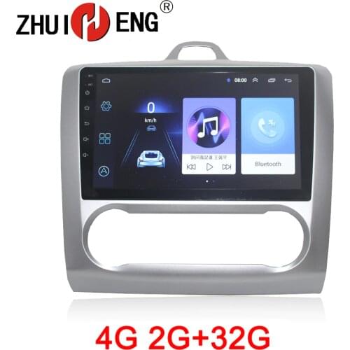 ZHUIHENG 2G+32G Android 8.1 Car Radio for focus 2 S-Max S MAX 2007-2011 car dvd player car accessory 4G+wifi