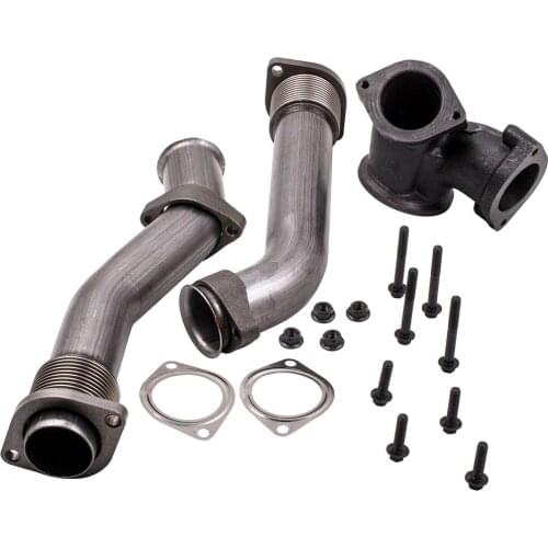 Bellowed Turbo Diesel Exhaust Up Tube Pipe For Ford 7.3L F350 Powerstroke 1999 2000 2001 2002 2003
