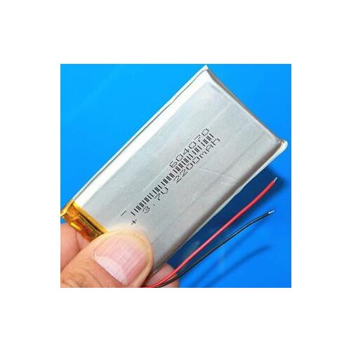 Free shipping 1pcs 604070 3.7V 2200mAh Li-Polymer lithium Rechargeable Battery for GPS drive recorder