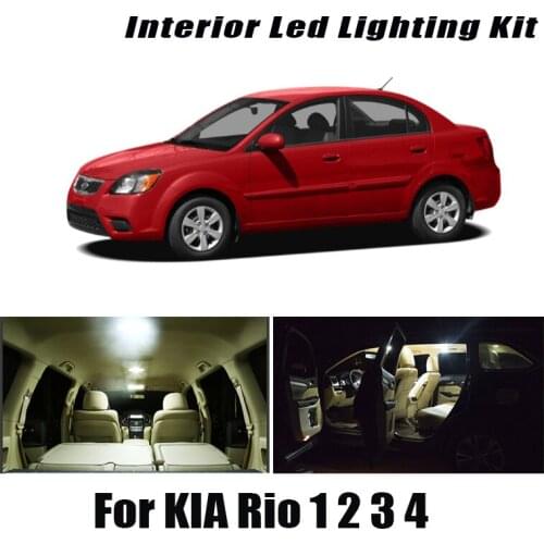 Canbus For KIA Rio 1 2 3 4 DC JB UB YB 2001-2019 2020 Vehicle LED Interior Dome Trunk License Plate Light Car Lighting Accesso