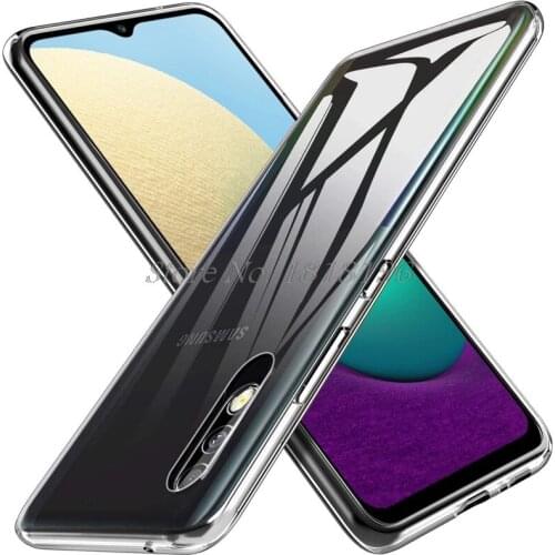 Case For Samsung Galaxy M02 Silicone Cover Soft TPU Phone Back Coque Shell Protector Bumper For Samsung A02 M02 Glass Funda Etui