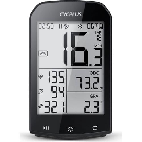 CYCPLUS M1 GPS Cyclocomputer Wireless Bluetooth 4.0 ANT+ Odometer Speedometer Waterproof Bicycle Accessories