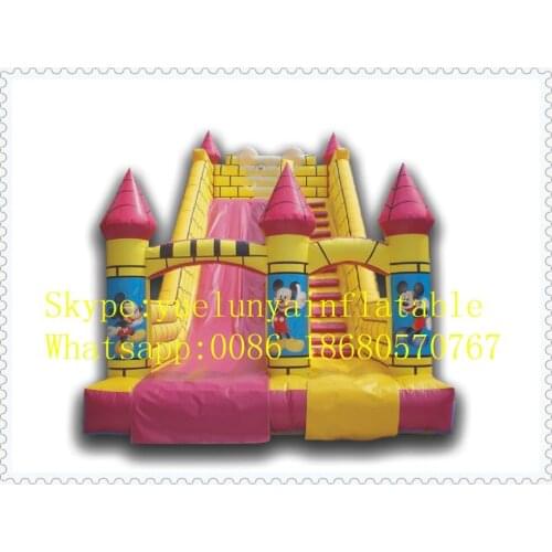 Factory direct Inflatable slide,Inflatable castle, Mickey slide KY-07