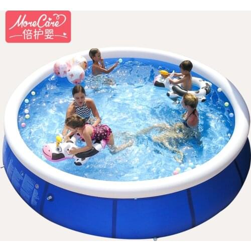 Summer swimming pool metal frame steel tube rectangular square piscine hors sol piscina inflavel adulto albercas grandes