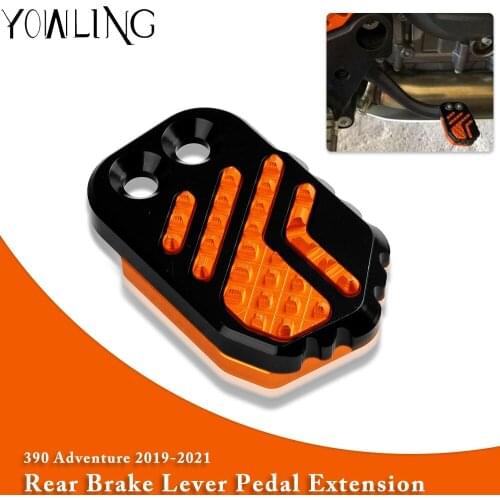 Foot Brake Lever Pedal Enlarge Extension Motorcycle accessories Rear Brake Peg Pad Extender For 390 Adventure 2019 2020 2021