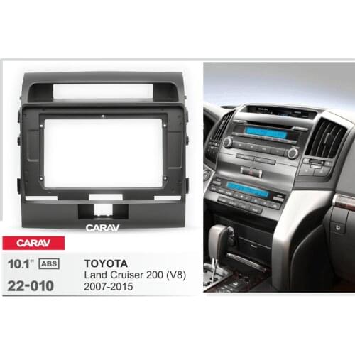 10.1" Car Fascia Facia Dash Kit for TOYOTA Land Cruiser 200 (V8) 2008-2015 22-010