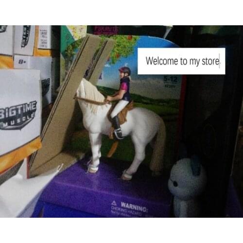 Pvc figure rider +horse model toy