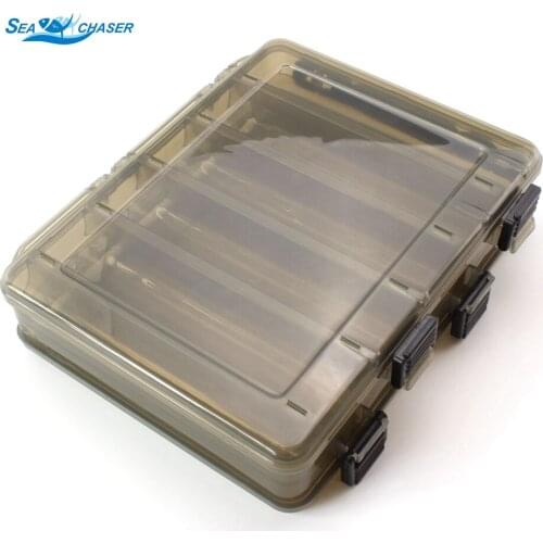 Fishing Lure 20cm*15cm*5cm Box Double Sided Tackle Box Fishing Lure Pesca Accessories Box Minnows Bait Fishing Tackle Container