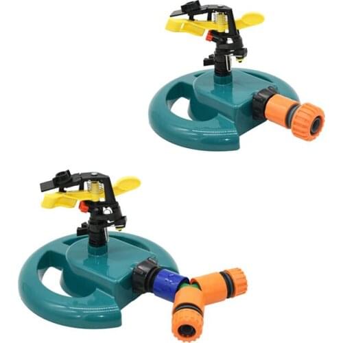 Garden lawn rotating nozzles with support Rocker sprinkler Adjustable angle water nozzles Irrigation farmland 1PCS