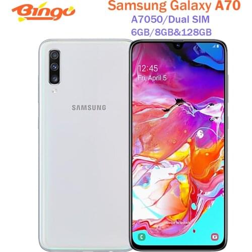 Samsung Galaxy A70 A7050 Dual Sim Original Mobile Phone Octa Core 6.7" 6GB/8GB RAM 128GB ROM Triple 32MP Snapdragon 675 NFC