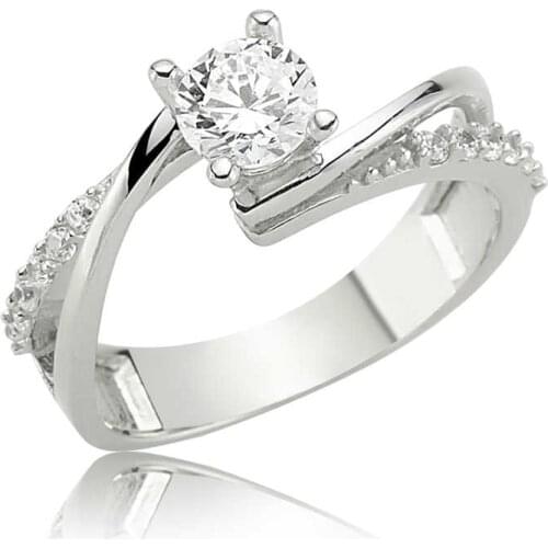 Tevuli 925 Sterling Silver Solitaire Womens Ring
