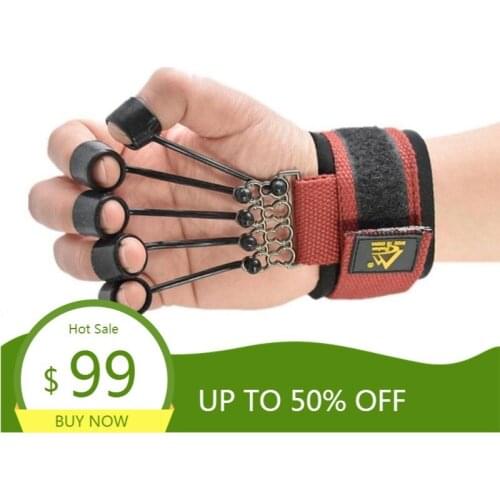 Finger Gripper Strength Trainer Extensor Exerciser Finger Flexion Extension Training Device with Resistance Band Finger Strength