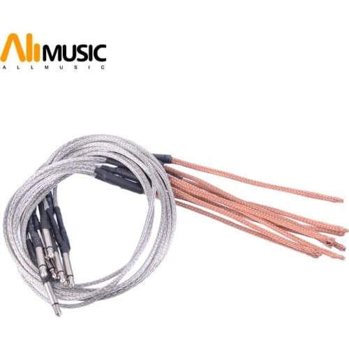 10PCS Ukulele Saddle Piezo Bridge Pickup Soft with 2.5mm Jack