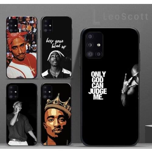 2pac Tupac Phone Case For Samsung A40 A31 A50 A51 A71 A20E A20S S8 S9 S10 S20 Plus note 20 ultra