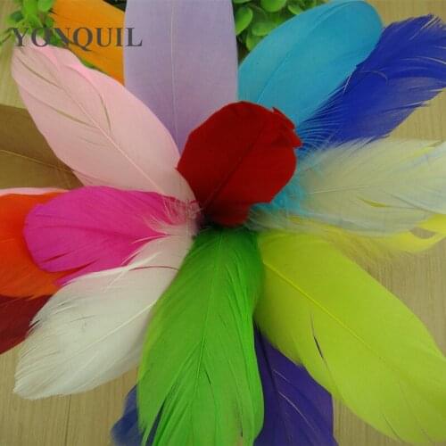 300 Pcs DIY Natural Fluffy goose Feathers 19 Colors Home Christmas Cosplay Decoration Clothing Shoes Hat DIY Hair Accessories