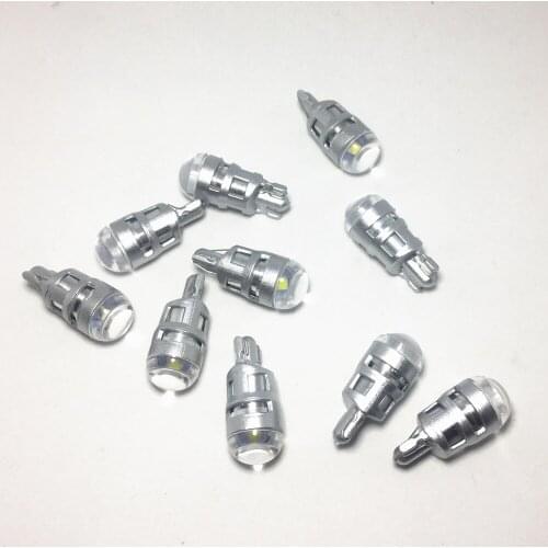 50PCS T10 LED W5W Canbus LED Bulb 194 168 DRL 3030 1SMD Car Auto Sidemarker Parking Width Interior Dome Light Reading Lamp 12V