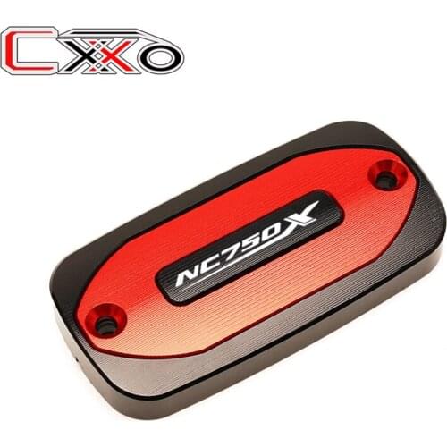 Motorcycle Accessories CNC Aluminum Front Brake Fluid Reservoir Cover Cap For HONDA nc750x NC750 X NC750X 2015-2020