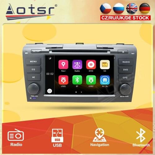 Car Multimedia Player For Mazda 3 2004 - 2009 Radio GPS Navigation Autoradio Headunit Auto Audio Stereo DSP Support DSP Carplay