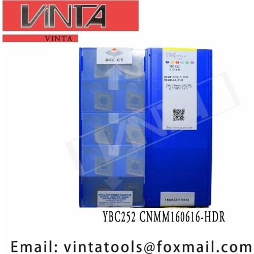 Free shipping high quality 10pcs/lots YBC252 CNMM160616-HDR cnc carbide turning inserts