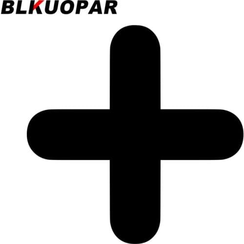 BLKUOPAR for Plus Sign Car Stickers Occlusion Scratch Anime Decals Anime Motorcycle Vehicle Windows Decor Vinyl Car Wrap