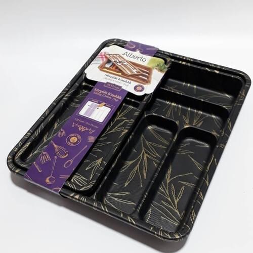 Alberlo Big size Layer Sliding The Spoon Holder Gilded