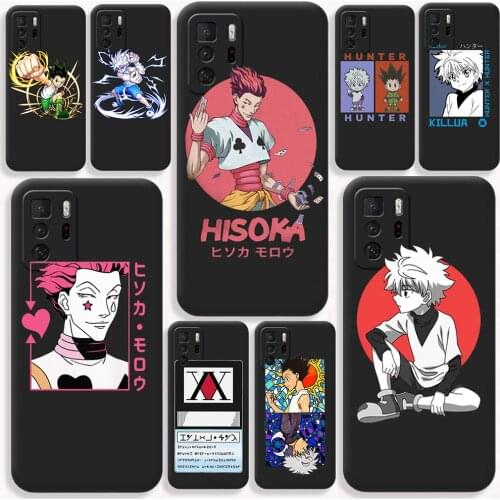 Hunter X Hunter Phone Case for Xiaomi Redmi Note 10 Pro 9 9C 9A Note 9 Pro for POCO M3 Pro X3 Pro F3 Killua Zoldyck Hisoka Case