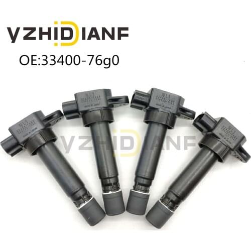 4x High Quality Ignition Coil Pack OEM 33400-76G0 For S-uzuki ALT-O M-k III WAGO-N R+ 1.0 099700-0581 099700-0340 33400-76G00