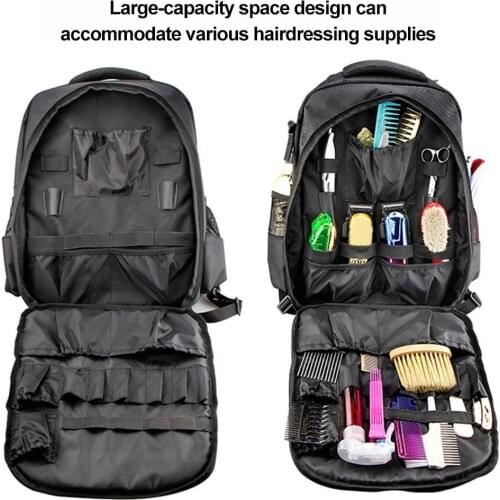 Multifunctional Hair Accessories Large Capacity Storage Tool Bag Travel Backpack Hairdressing Tools Bag Cosmetic Organizer