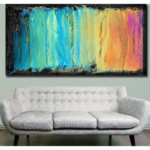 Fashion Oil Painting Wall Pictures Pop Art Colorful Melted Home Decor On Canvas Modern Wall Art Canvas Print Canvas Painting